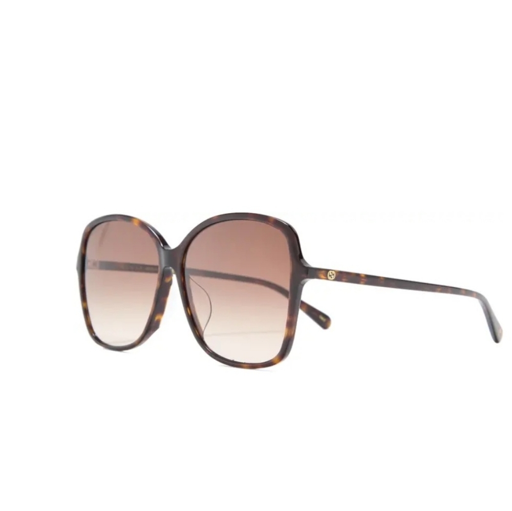 Gucci brown Square Sunglasses
